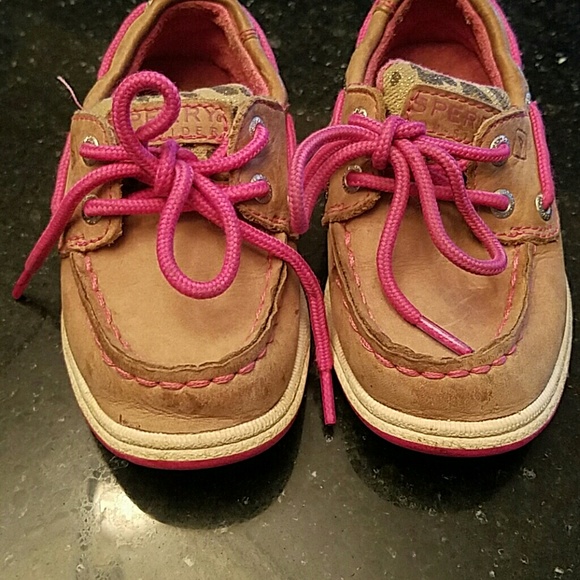 Pink and cheetah Tan  Sperry Top-sider - Picture 2 of 5